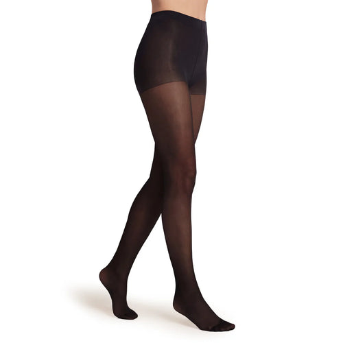 Classic Shine 15 DEN transparente Strumpfhose in Schwarz