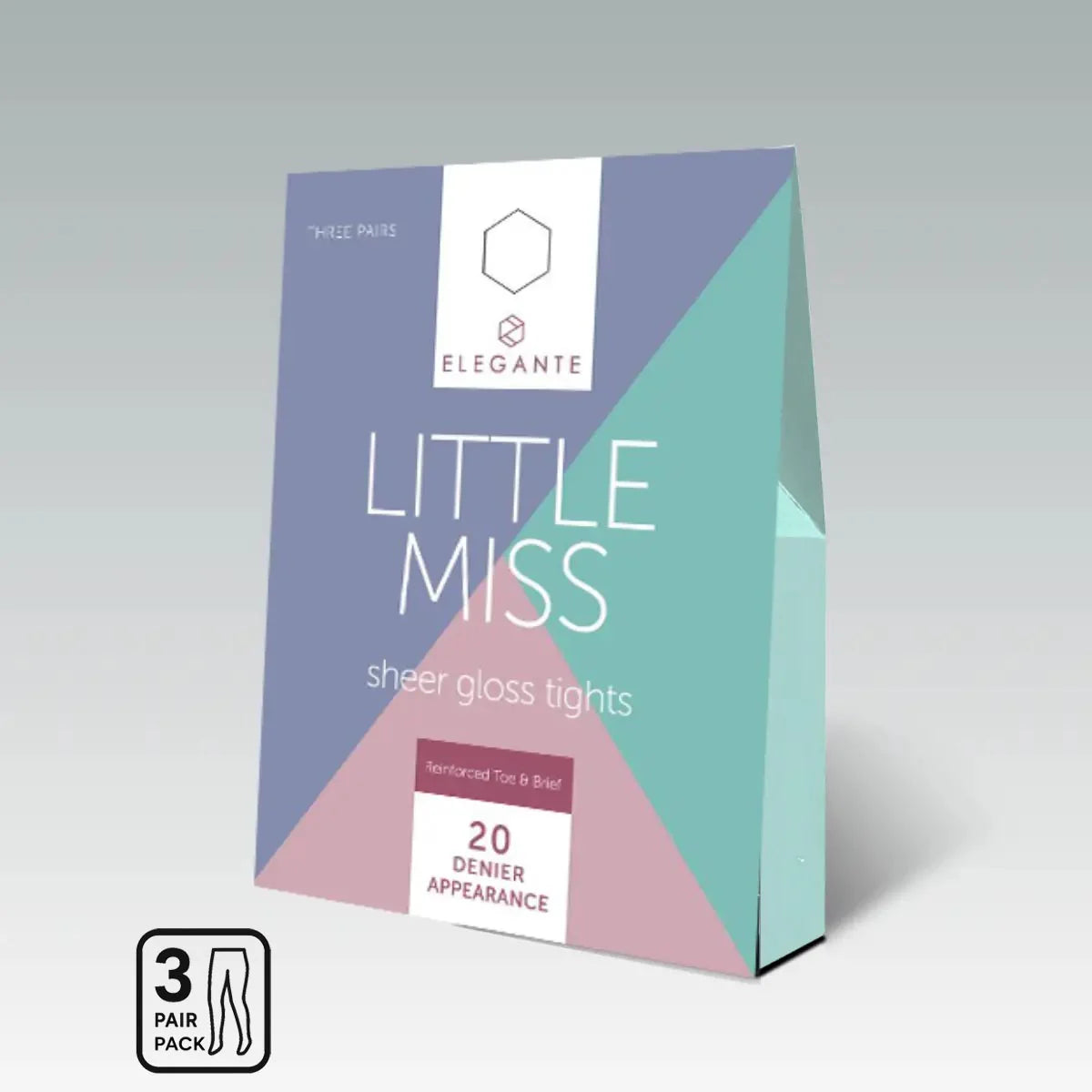 Little Miss 20 DEN Kinderstrumpfhose in Bronze mit Glanzeffekt